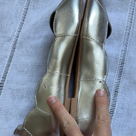 Seychelles Metallic Silver Flats - Picture 7 of 13